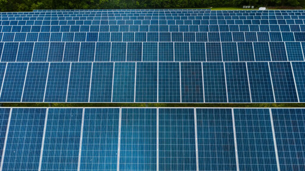 food processing plant solar panels